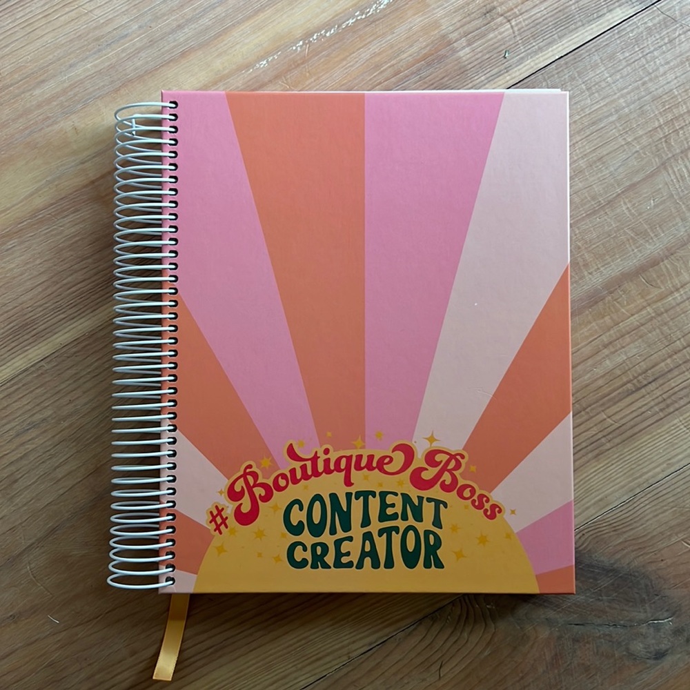 Boutique Hub Content Creator Planner Brand new